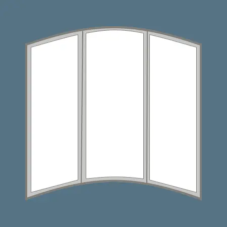 browse curved window blinds