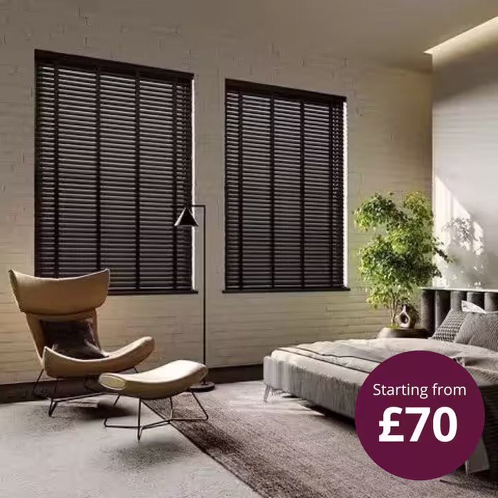 faux wood venetian blind