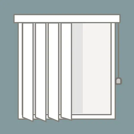 large vertical blind icon
