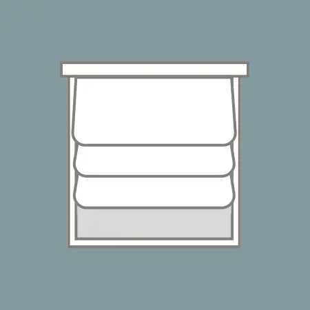 roman blinds icon