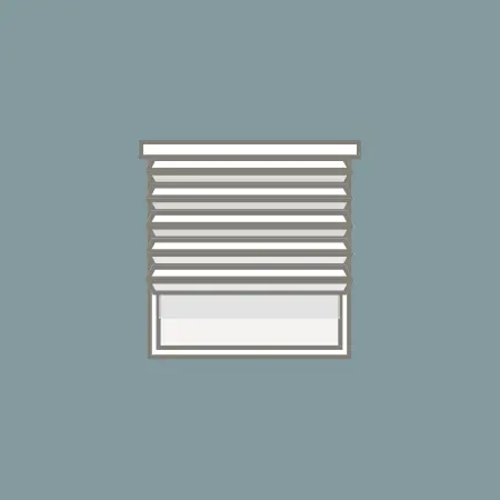 small pleated blind icon