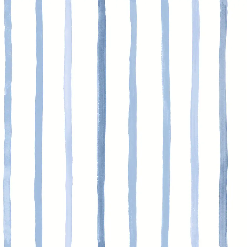 Painterly Stripe Blue
