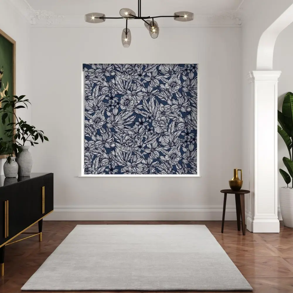 A Dramatic Floral Contrast